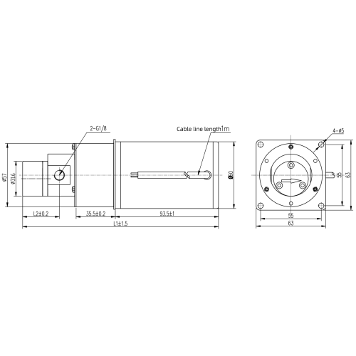 0.3 mL/REV精密配信マイクロギアポンプ